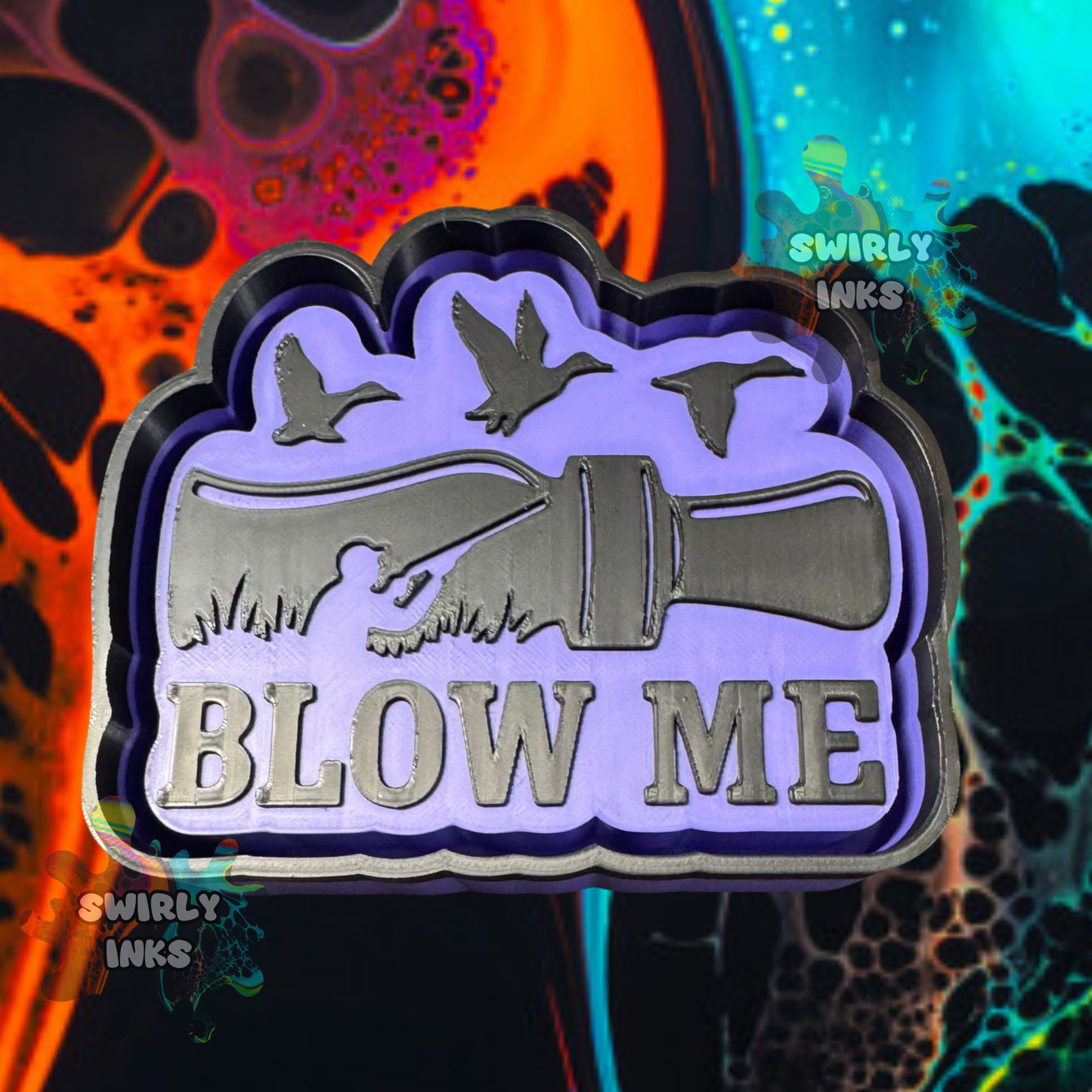 Blow Me Duck Whistle Freshie Mold