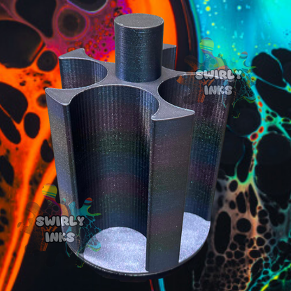 3d Printed Glitter/Mica Jar Holder Organizer - Holds 20 Containers - Stack-able