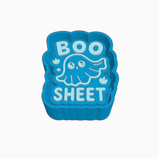 Boo Sheet Freshie Mold