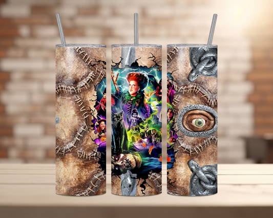 Halloween Movie Characters - 20oz Tumbler - (Book 1)