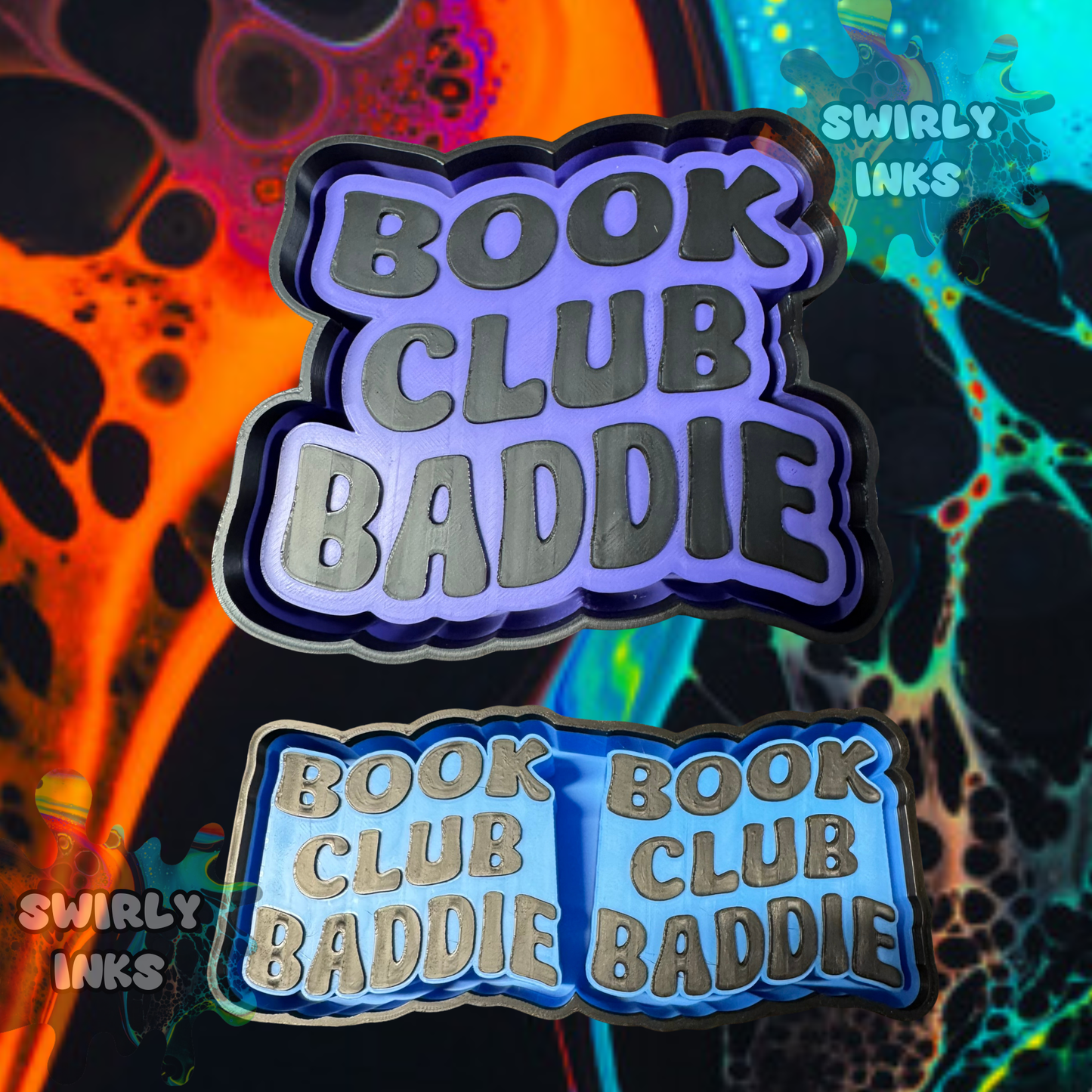 Book Club Baddie Set Freshie Mold