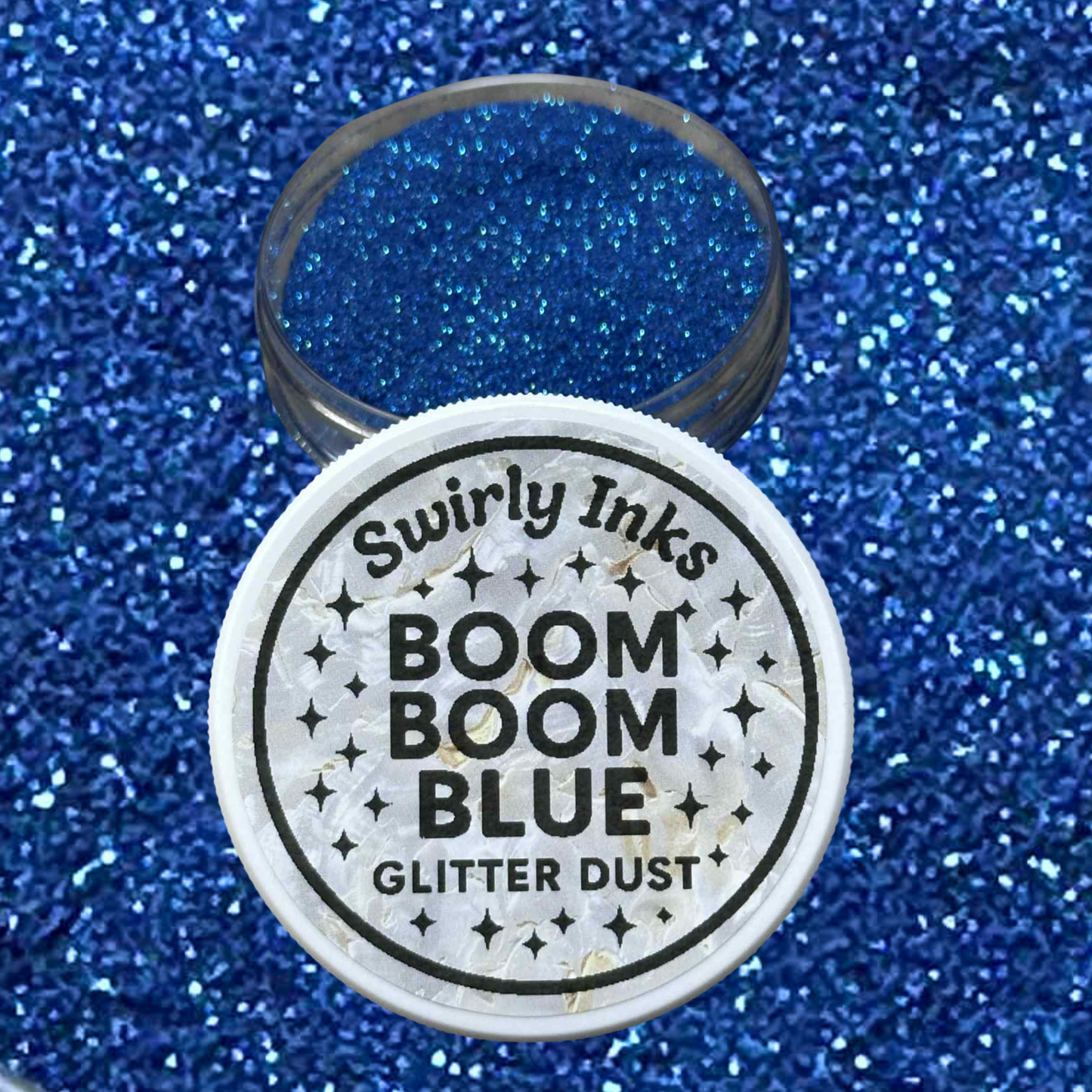 Boom Boom Blue Glitter Dust 1oz