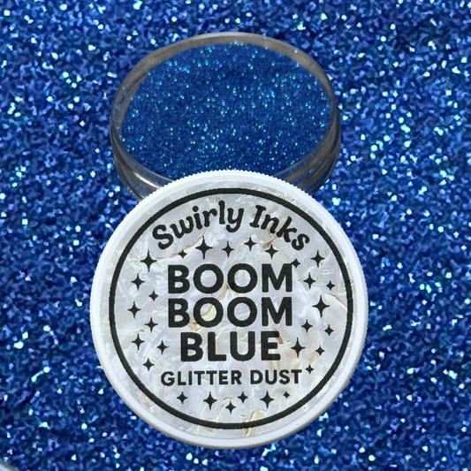 Boom Boom Blue Glitter Dust 1oz