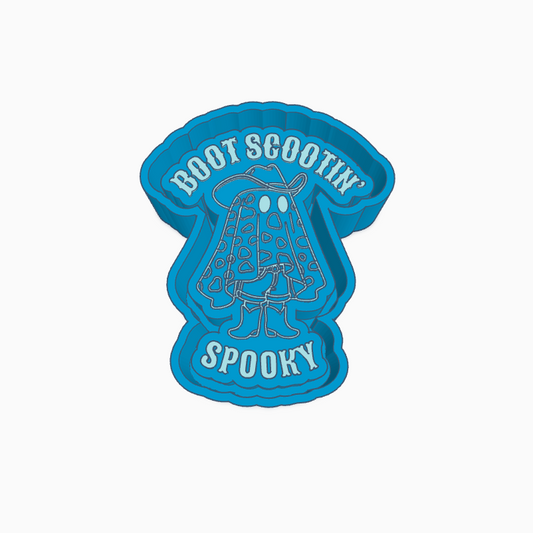 Boot Scootin' Spooky Freshie Mold