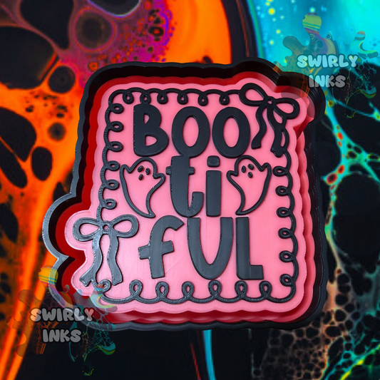 Bootiful Squiggly Frame Freshie Mold