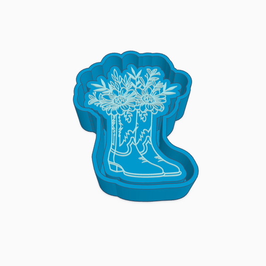 Flower Boots Freshie Mold