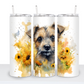 Dogs with Sunflowers