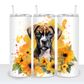 Dogs with Sunflowers