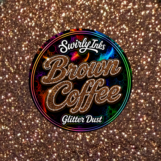 Brown Coffee Glitter Dust 1oz