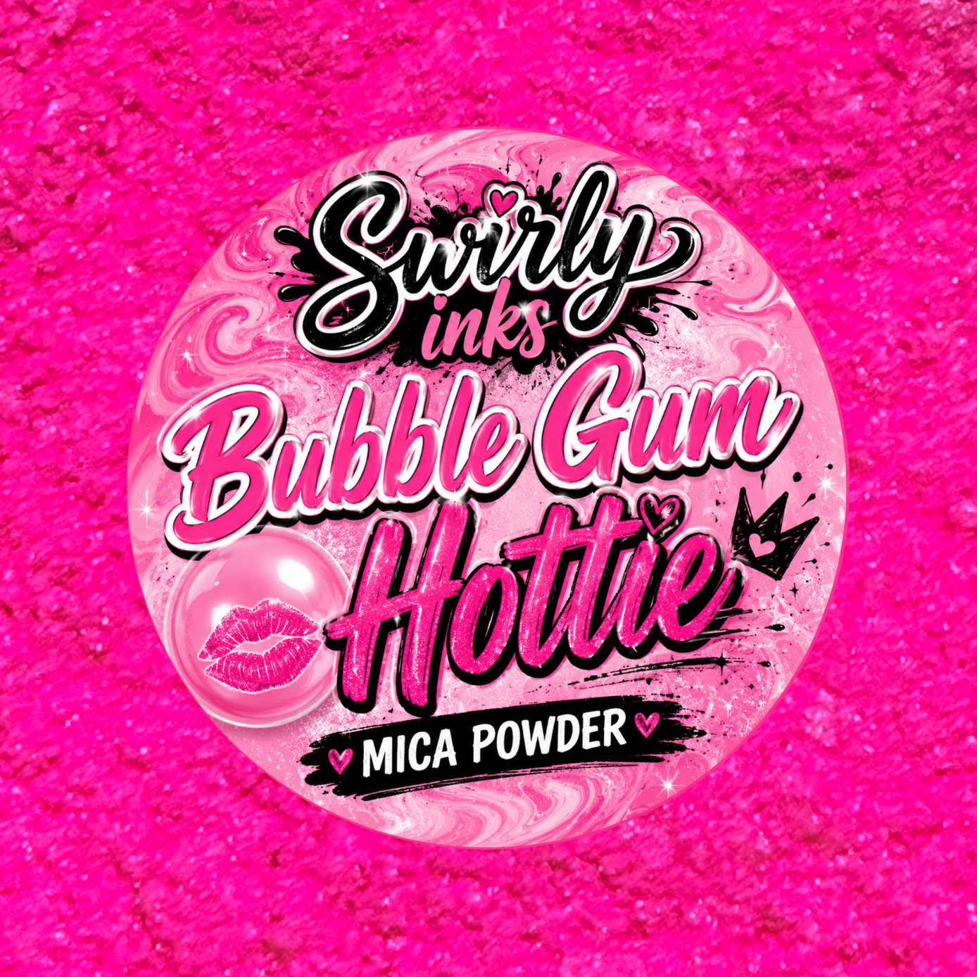 Bubble Gum Hottie Pigment Powder 1/2oz
