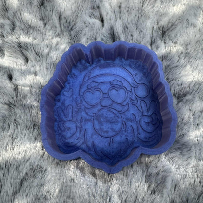 Bubble Gum Peace Santa Freshie Mold
