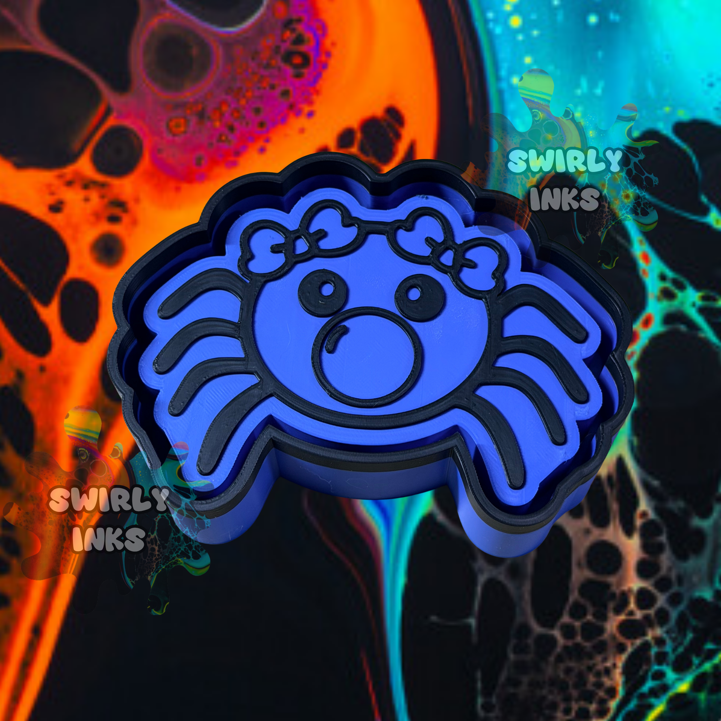 Bubble Gum Spider Freshie Mold