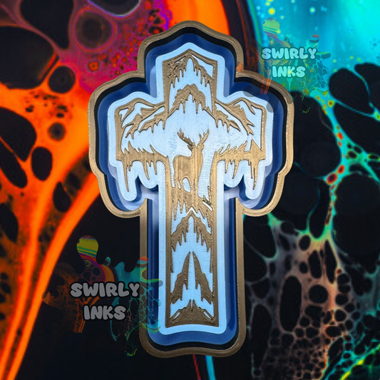 Buck Moss Cross Freshie Mold