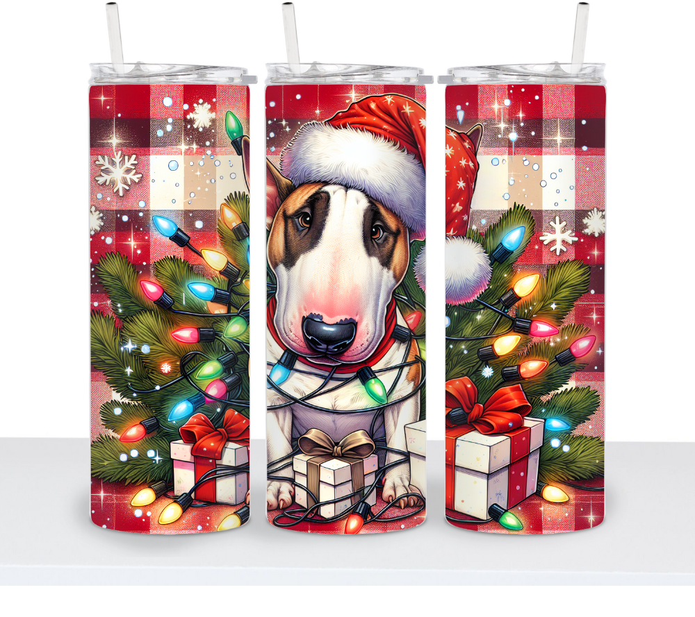 Christmas Dogs with Lights