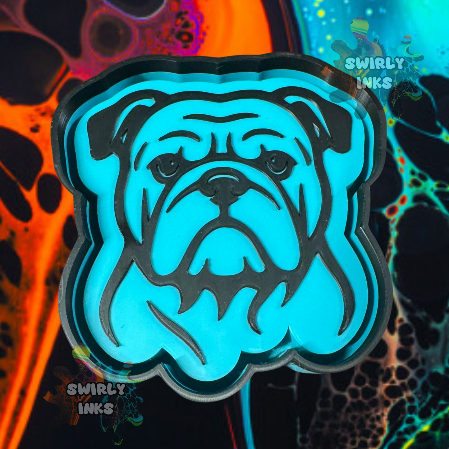 Bulldog Head Freshie Mold