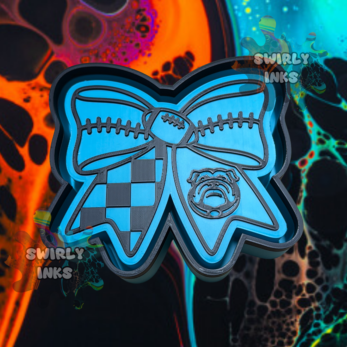 Bulldogs Bow Freshie Mold