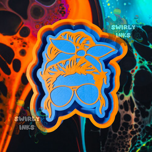 Bun Head Freshie Mold