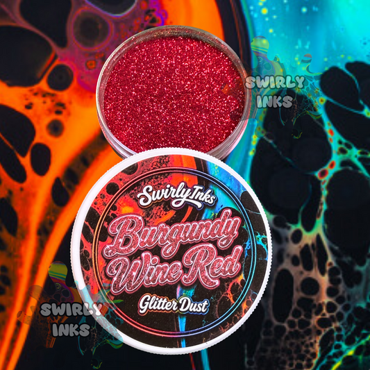 Burgundy Wine Red Glitter Dust 1oz