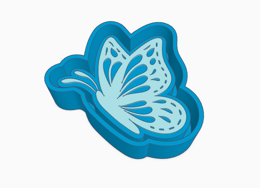 Side Butterfly Freshie Mold