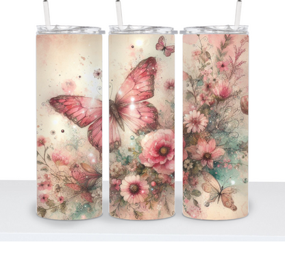 Butterfly and Flowers