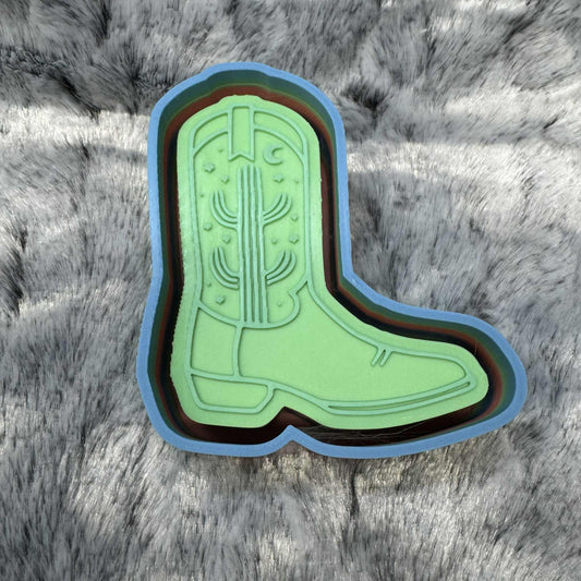Cactus Boot Freshie Mold