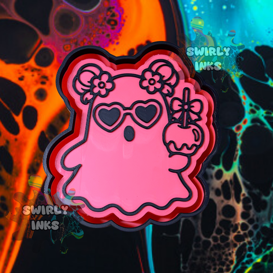 Candy Apple Ghost Freshie Mold