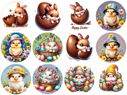 Card stock Options for Round Freshie Molds