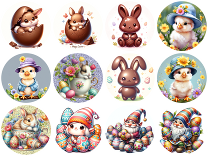 Card stock Options for Round Freshie Molds