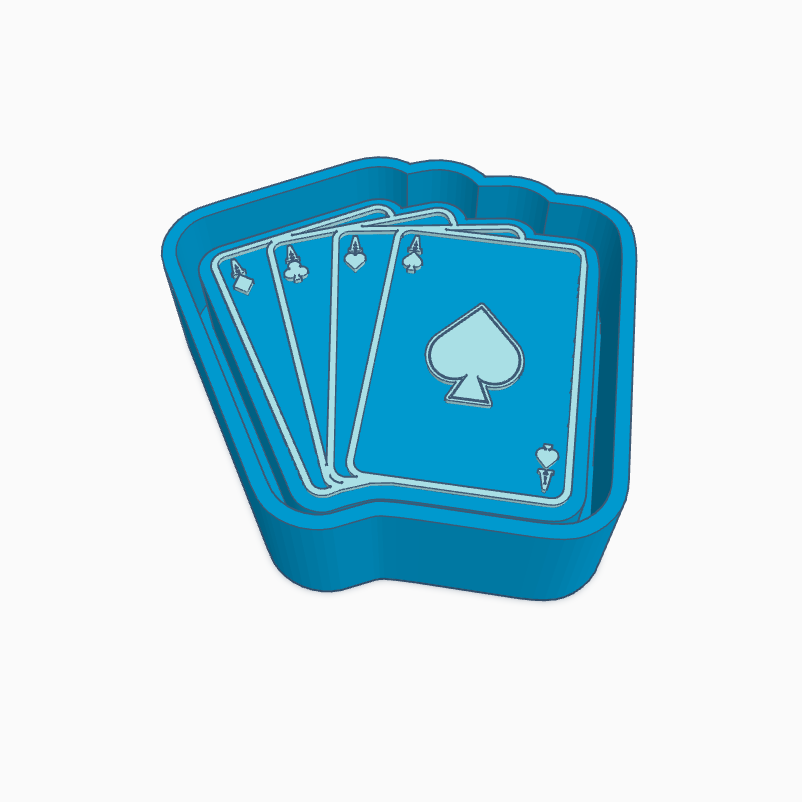 Aces Cards Freshie Mold