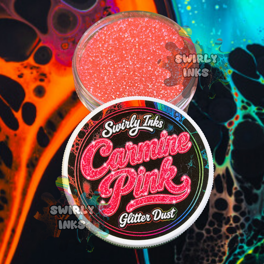 Carmine Pink Glitter Dust 1oz