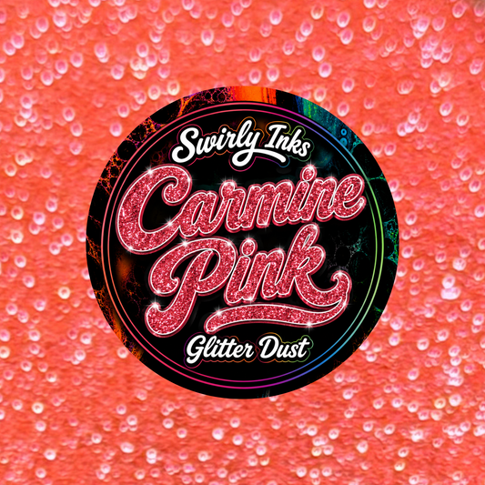 Carmine Pink Glitter Dust 1oz
