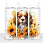 Dogs with Sunflowers