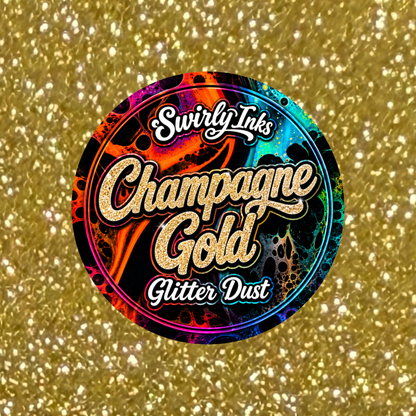 Champagne Gold Glitter Dust 1oz