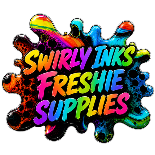 Swirly Inks N Glittered Designs