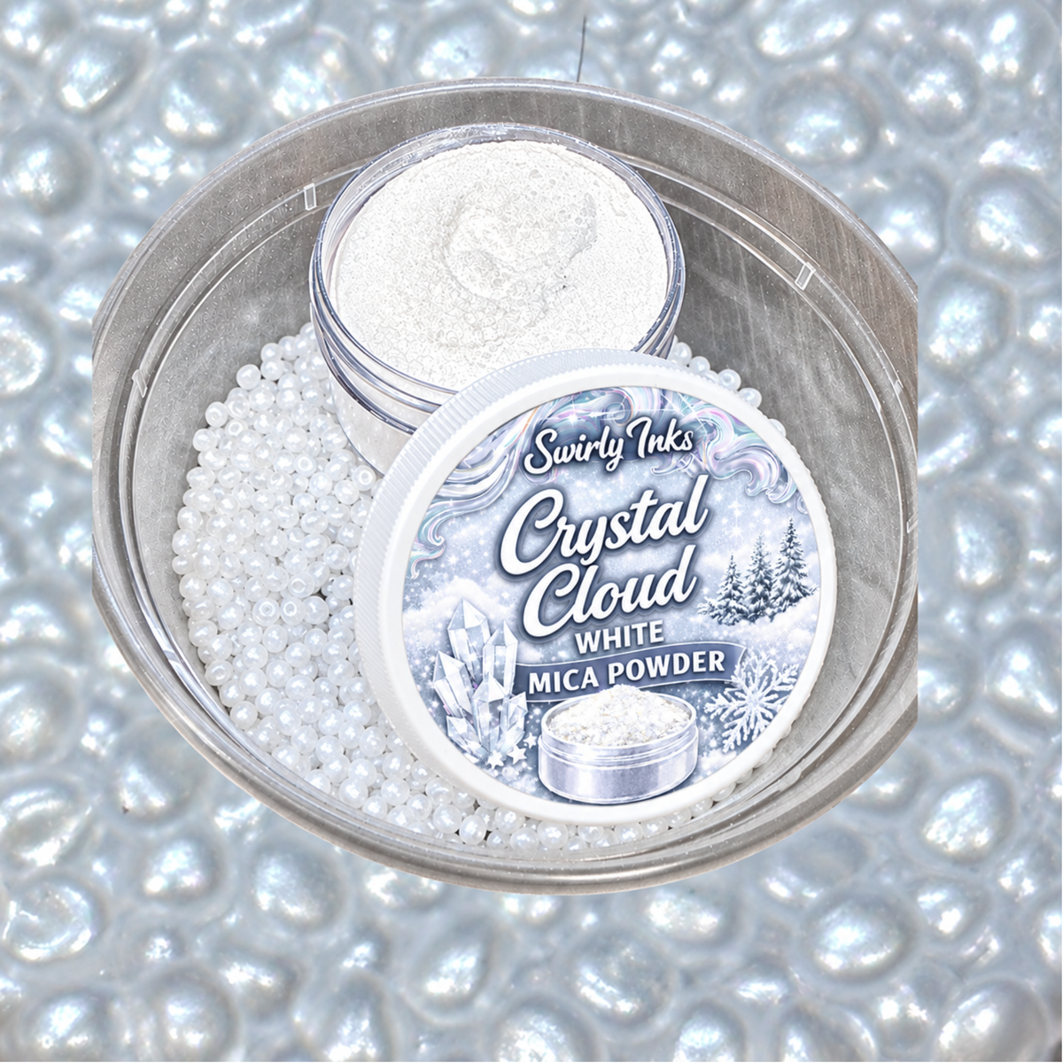 Crystal Cloud Mica Powder 1/2oz