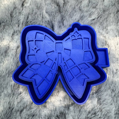 Checkered Bow Freshie Mold