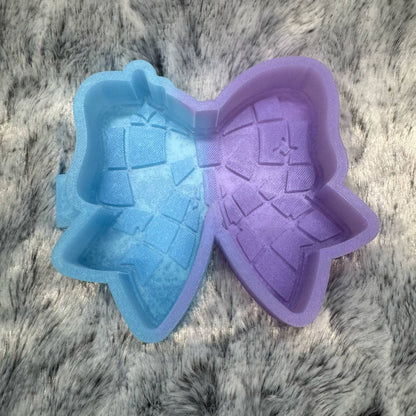 Checkered Bow Freshie Mold