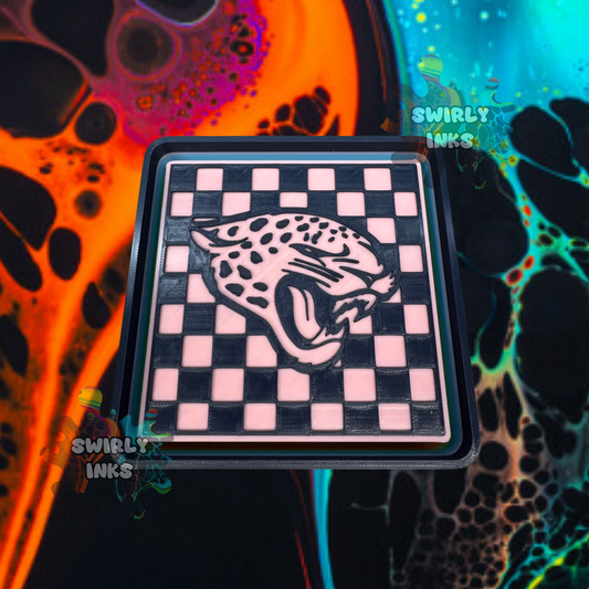 Checkered Jaguars Freshie Mold