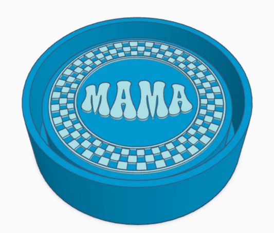 Checkered Mama Freshie Mold