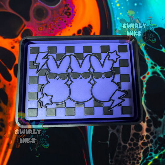 Checkered Peeps Freshie Mold