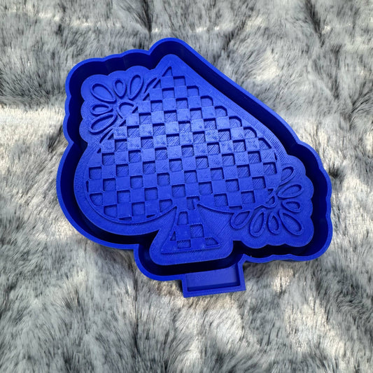 Checkered Spade Freshie Mold