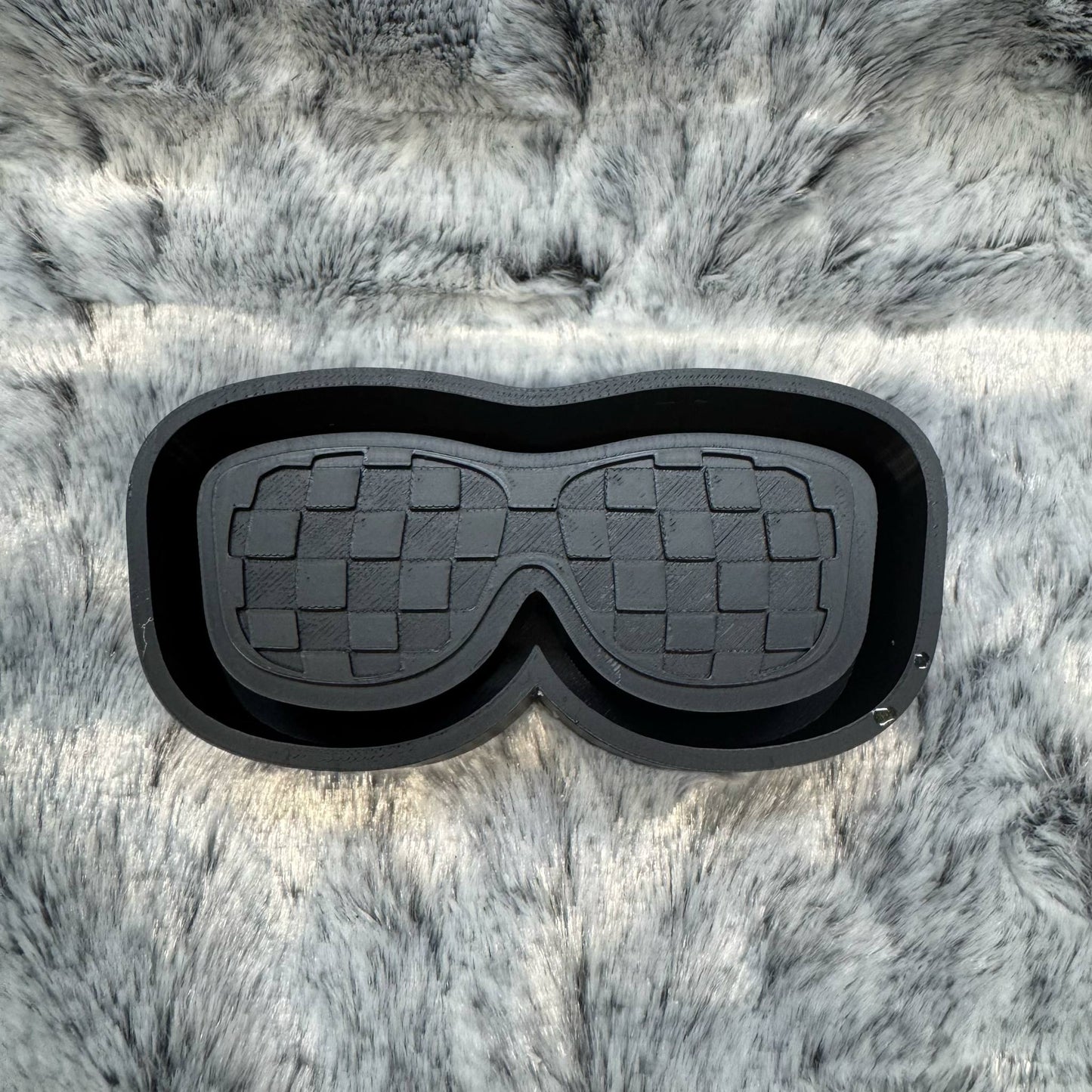 Checkered Sunglasses Freshie Mold