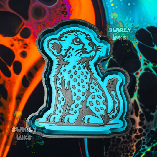 Cheetah Freshie Mold