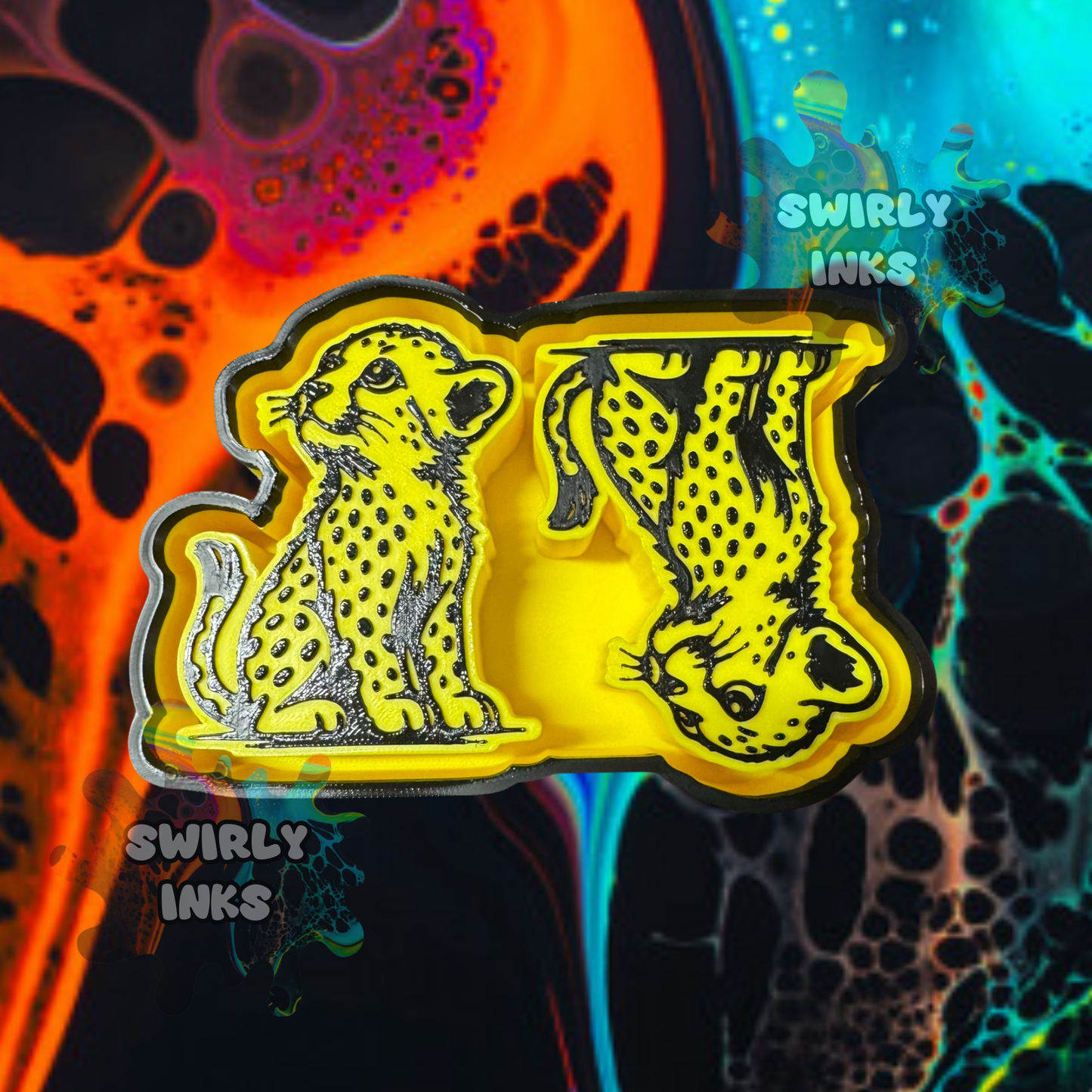 Cheetah Vent Freshie Mold