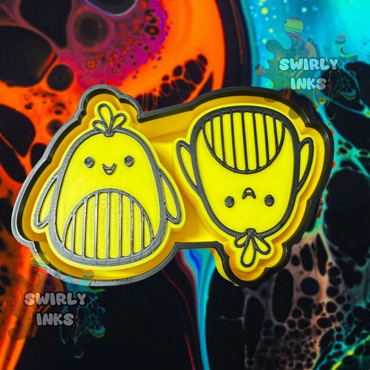 Chick Squishie Vent Freshie Mold