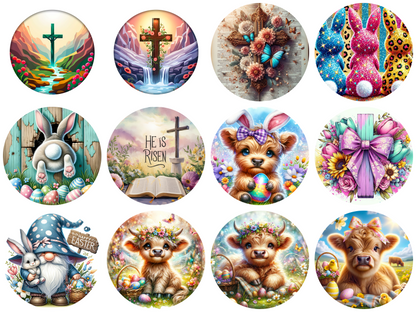 Card stock Options for Round Freshie Molds