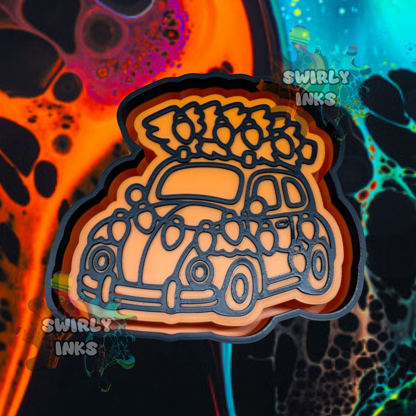 Christmas Car Freshie Mold