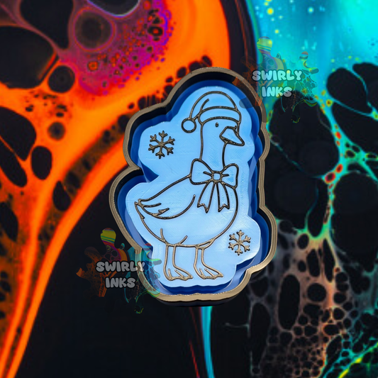 Christmas Duck Freshie Mold