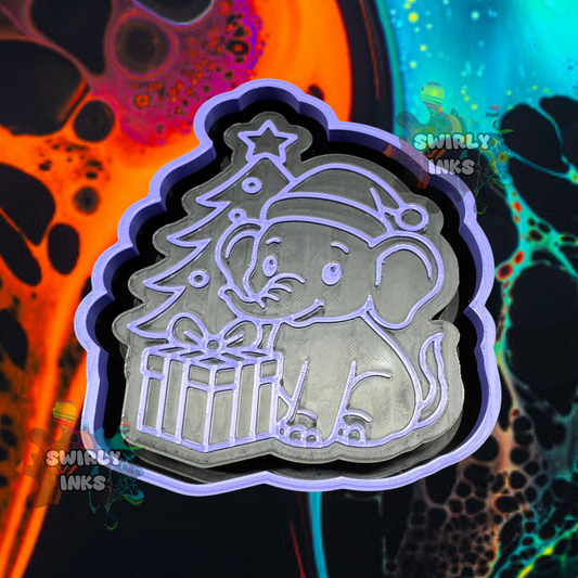 Christmas Elephant Freshie Mold