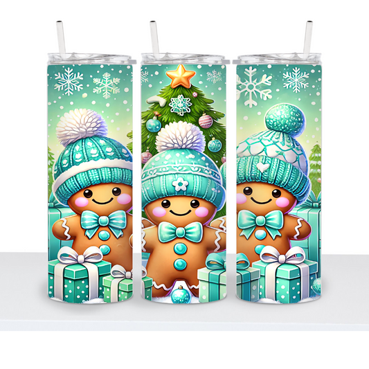 Christmas Gingerbread Men 20oz Tumbler